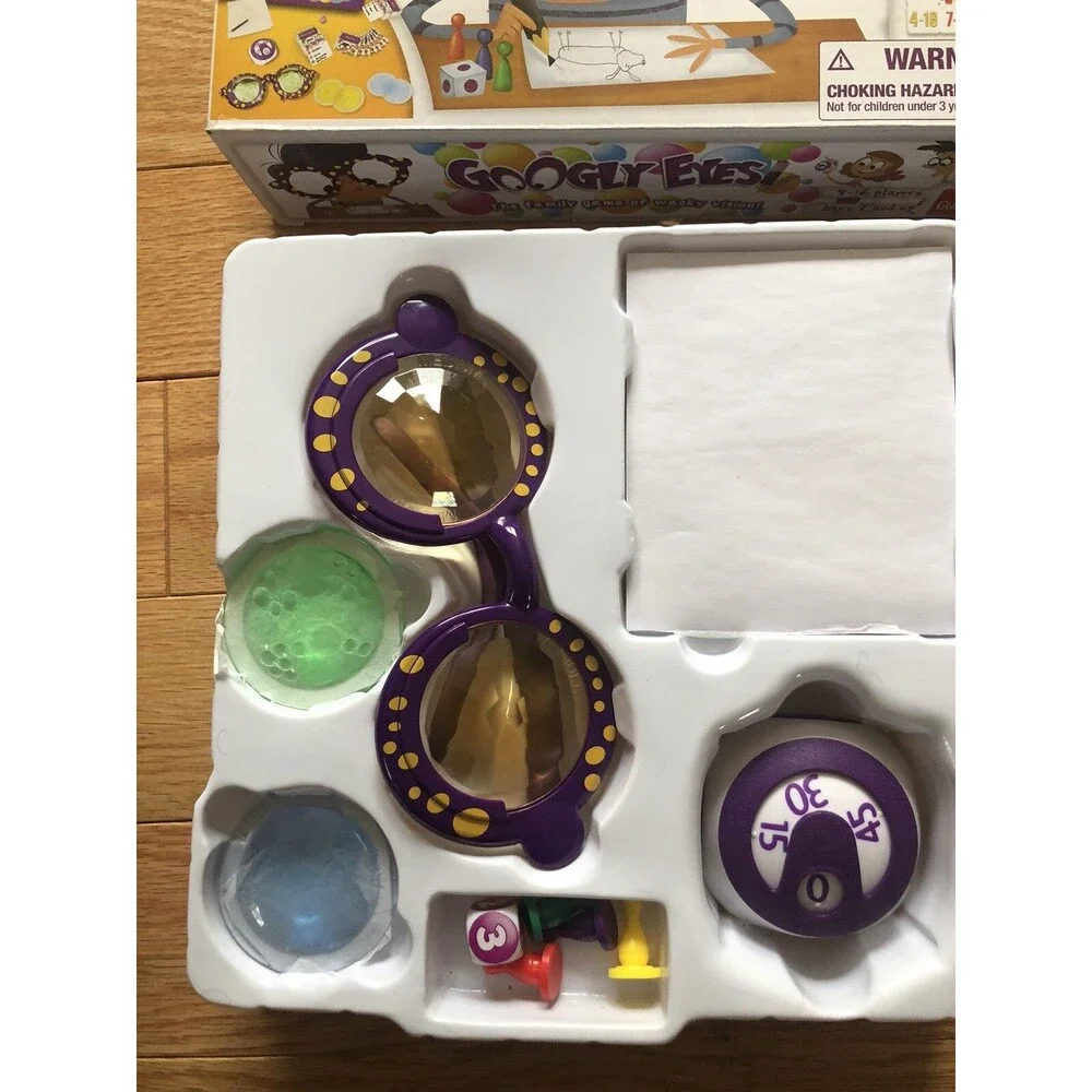 Googly Eyes The Family Game of Wacky Vision COMPLETE Goliath 2014‎ Kids Drawing